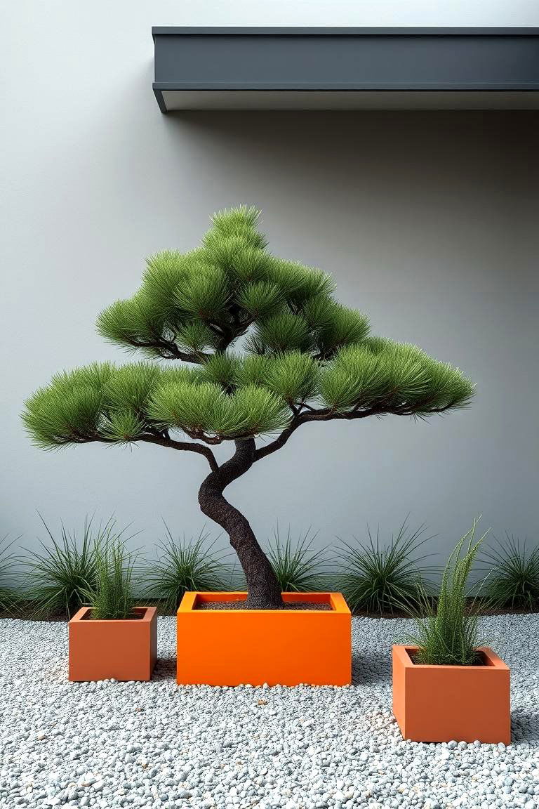 Minimalist Trees for Modern Designs - 25 Tree Landscaping Ideas