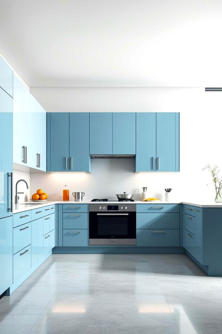 Minimalistic Design for Clean Lines - 25 Floor to Ceiling Kitchen Cabinets