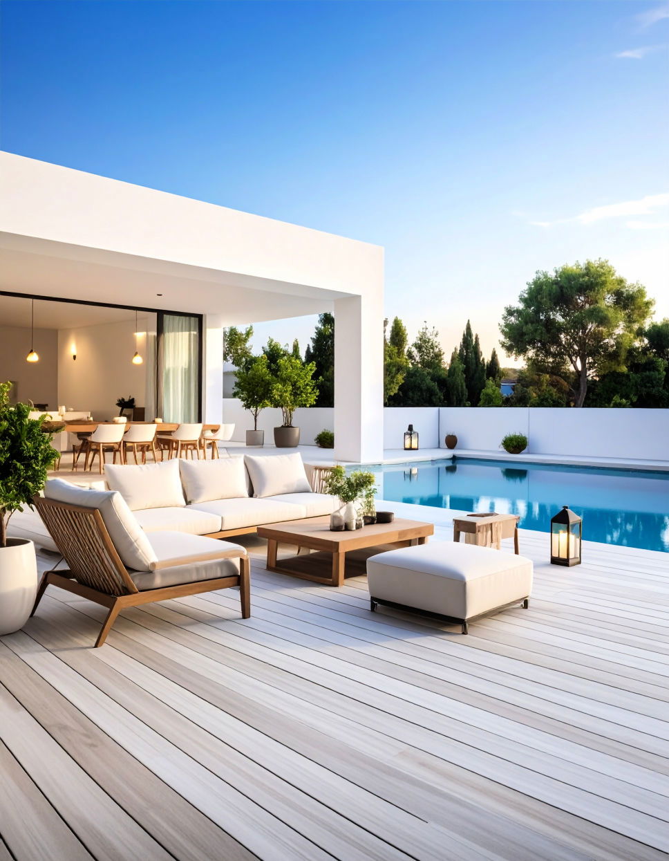 Minimalistic Modern Deck Design