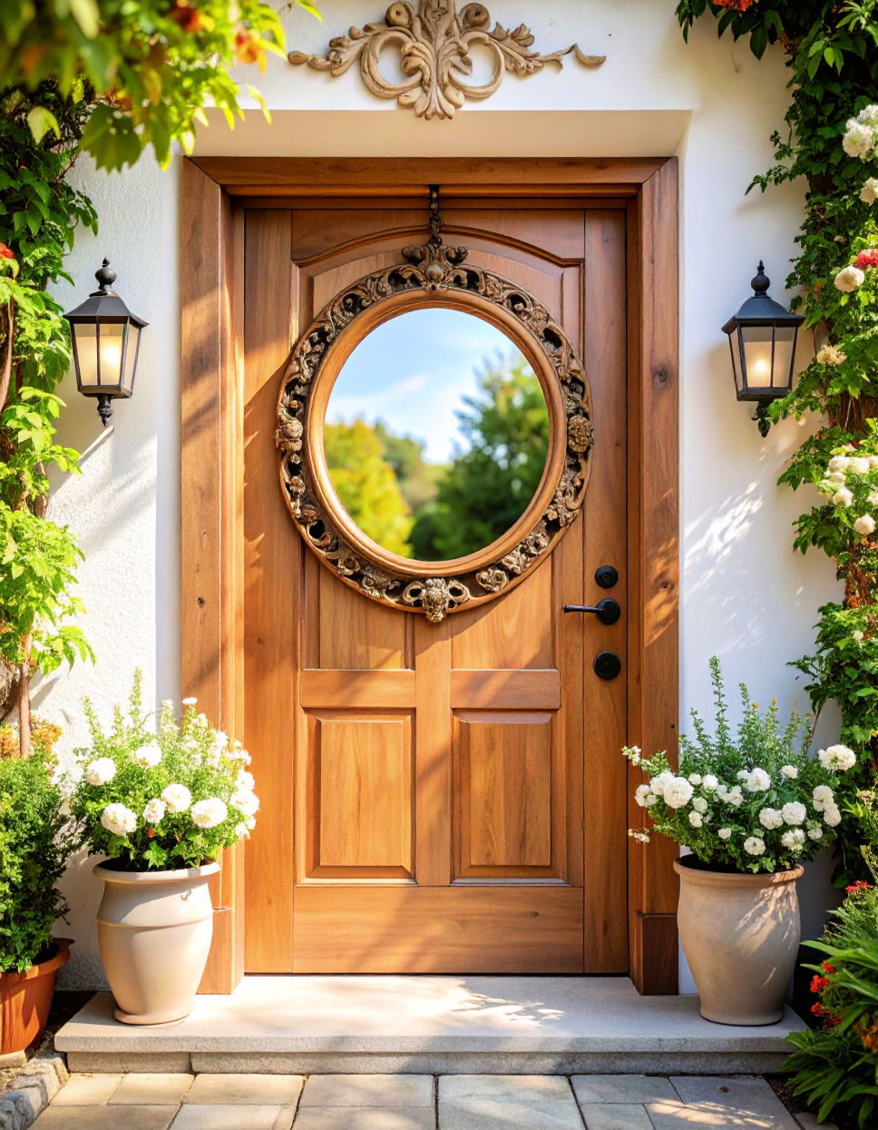 Mirror on the Front Door