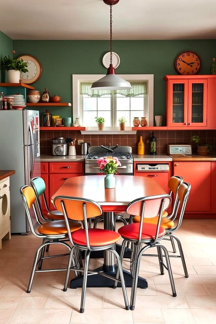 Mix and Match Mismatched Furniture - 25 Vintage Kitchen Ideas