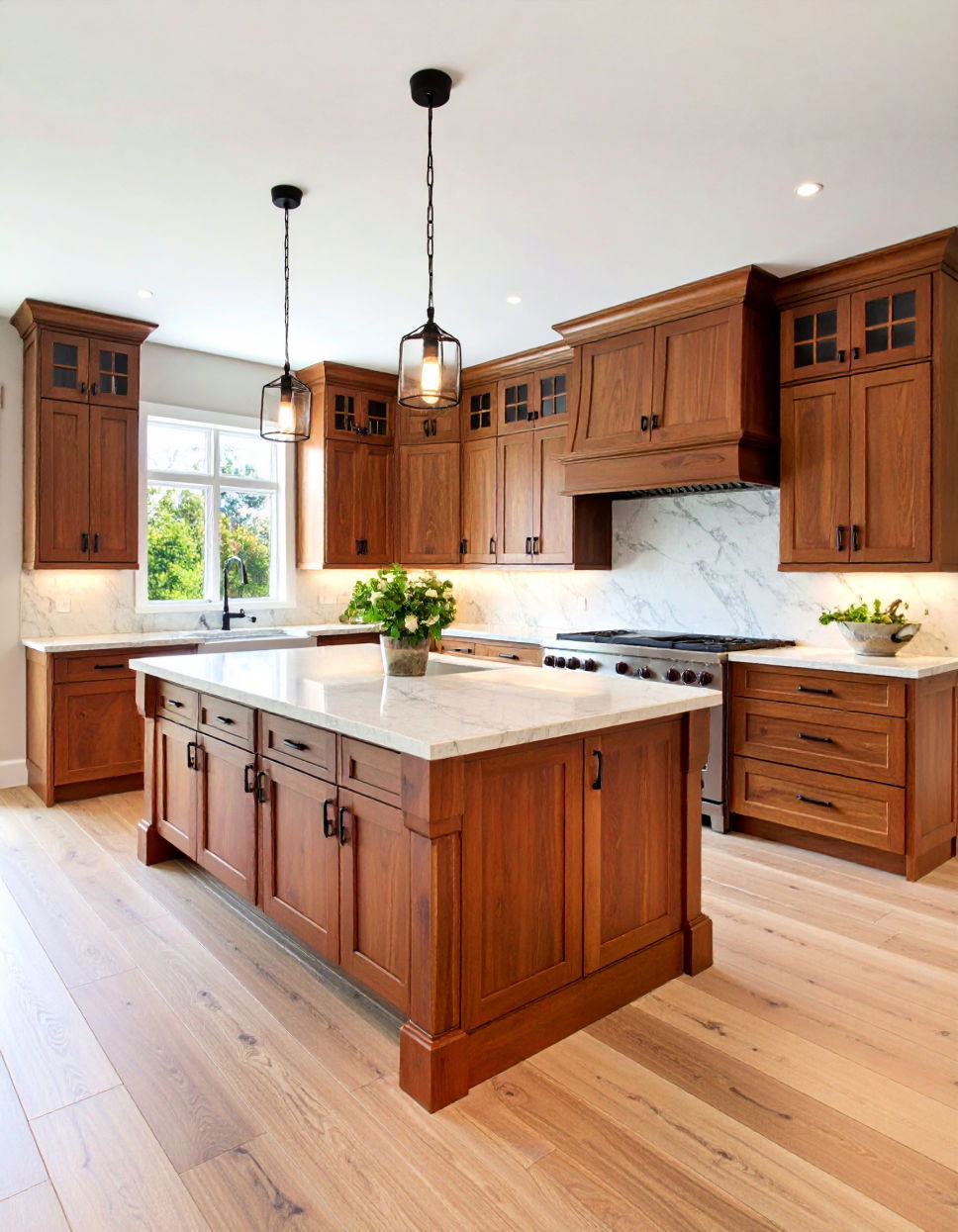 Mixed Materials for a Balanced Design Transitional Kitchen Ideas