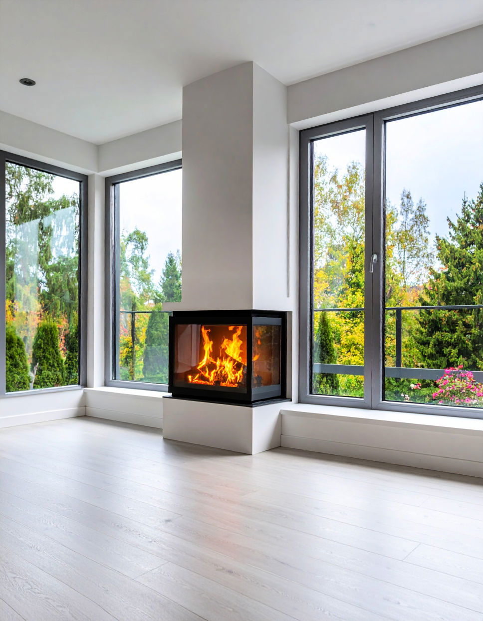 Modern Minimalist Fireplace