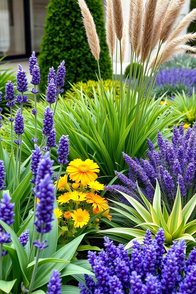 Modern Minimalist Flower Bed - 25 Front Yard Texas Flower Bed Ideas