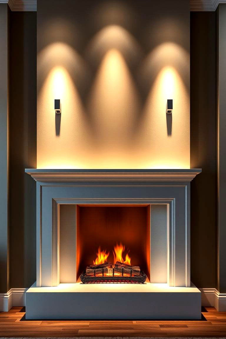 Modern Wall Lighting Fixtures - 25 Fireplace Mantel Lighting Ideas