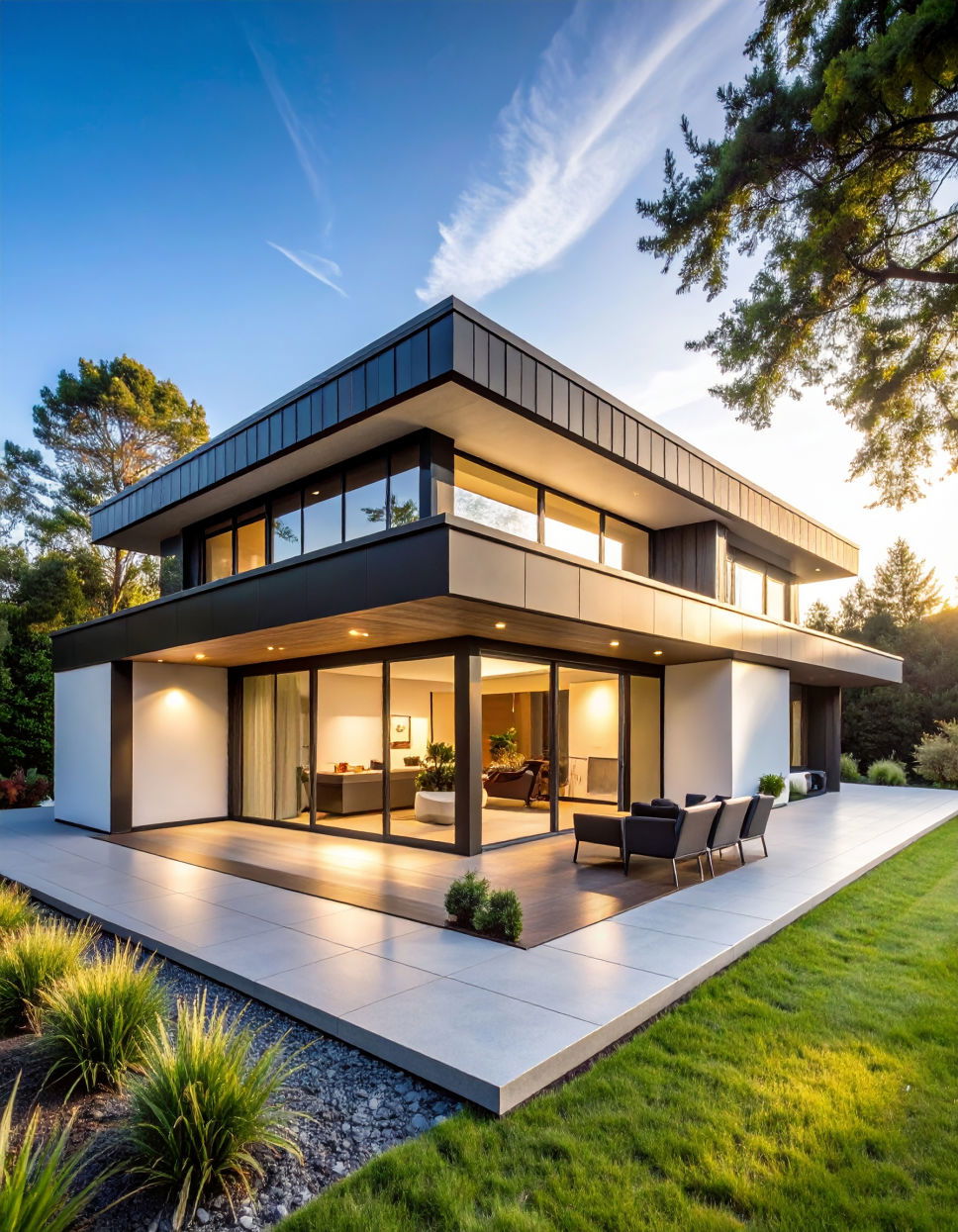 Modernize with Metal Roof and Clean Lines