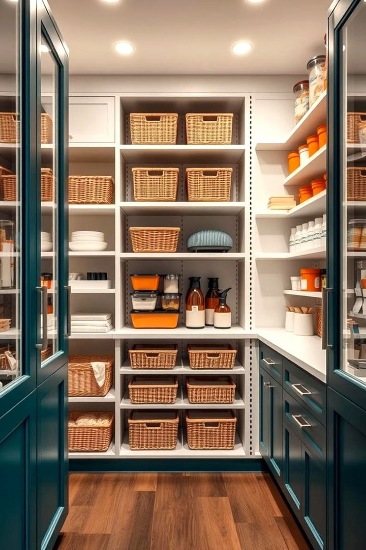 Modular Pantry Systems for Versatile Storage - 25 Walk in Pantry Ideas