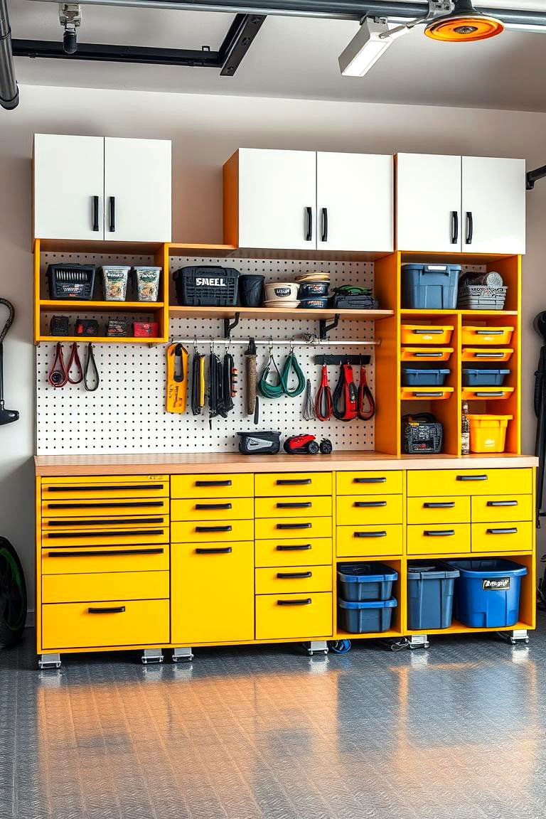 Modular Storage Units for Flexibility - 25 Garage Shelving Ideas
