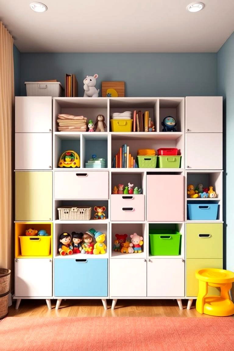 Modular Toy Storage Units - 25 Toy Storage Ideas