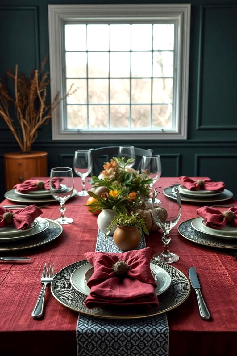 Monochromatic Elegance - 25 Thanksgiving Table Settings