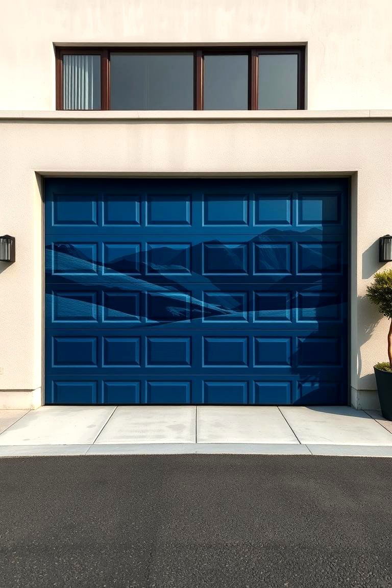 Monochromatic Murals - 25 Garage Door Murals