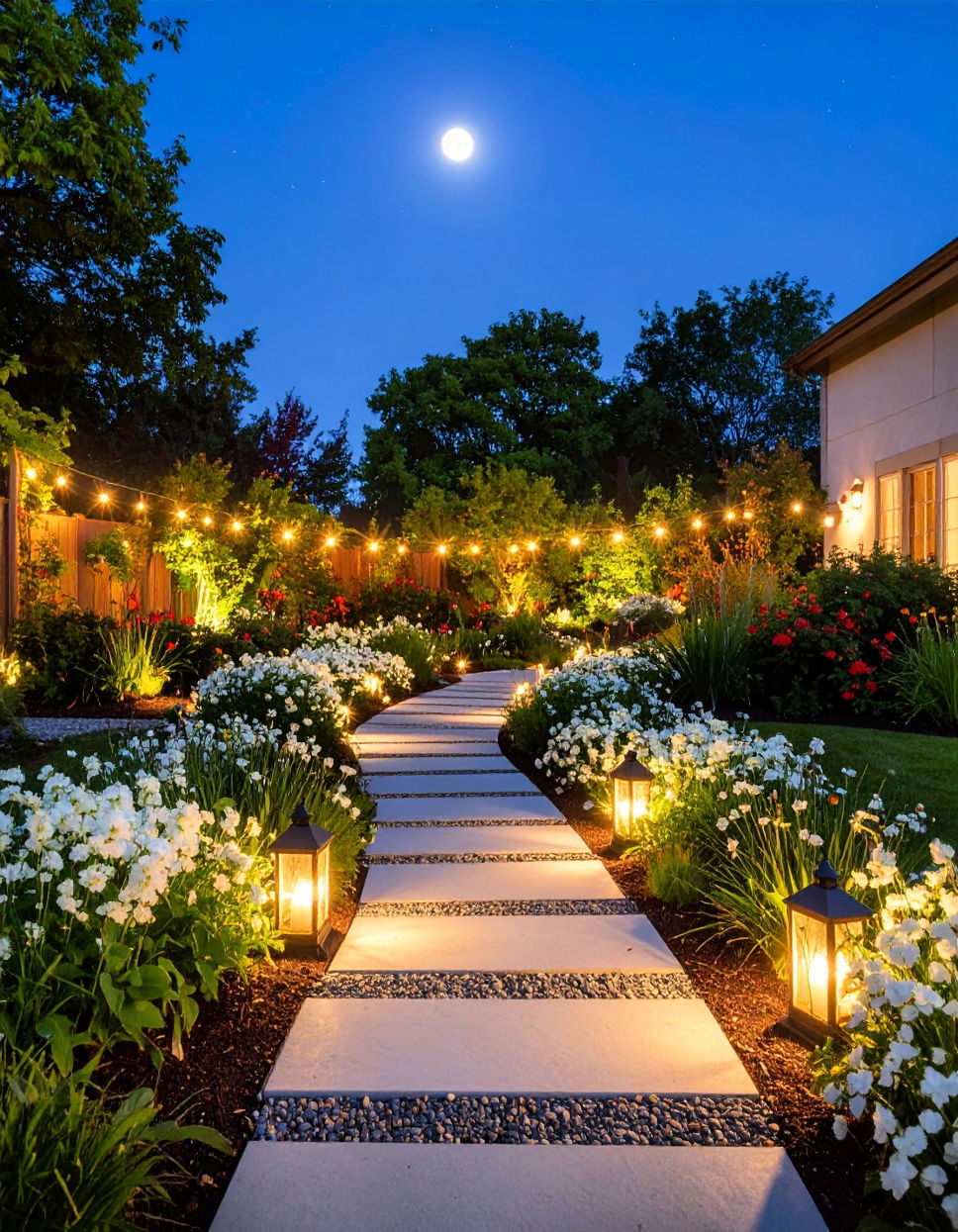 Moon Garden for Nighttime Beauty