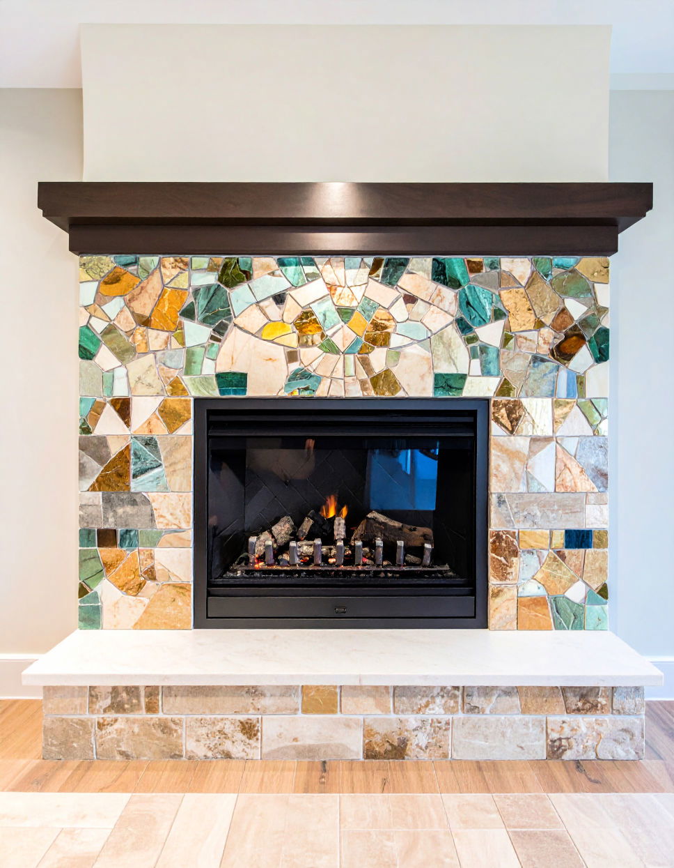 Mosaic Tiles for Fireplace
