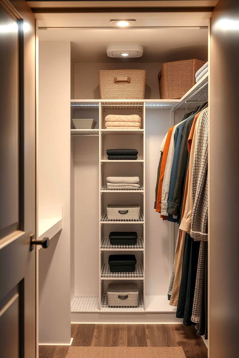 Motion Sensor Lights - 25 Closet Lighting Ideas