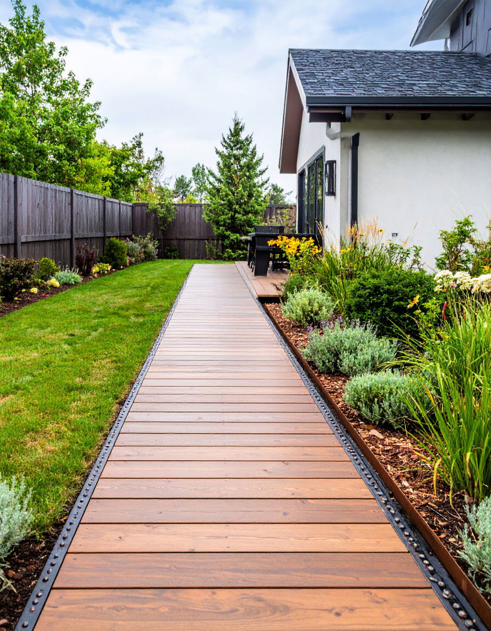 Mulch Walkway