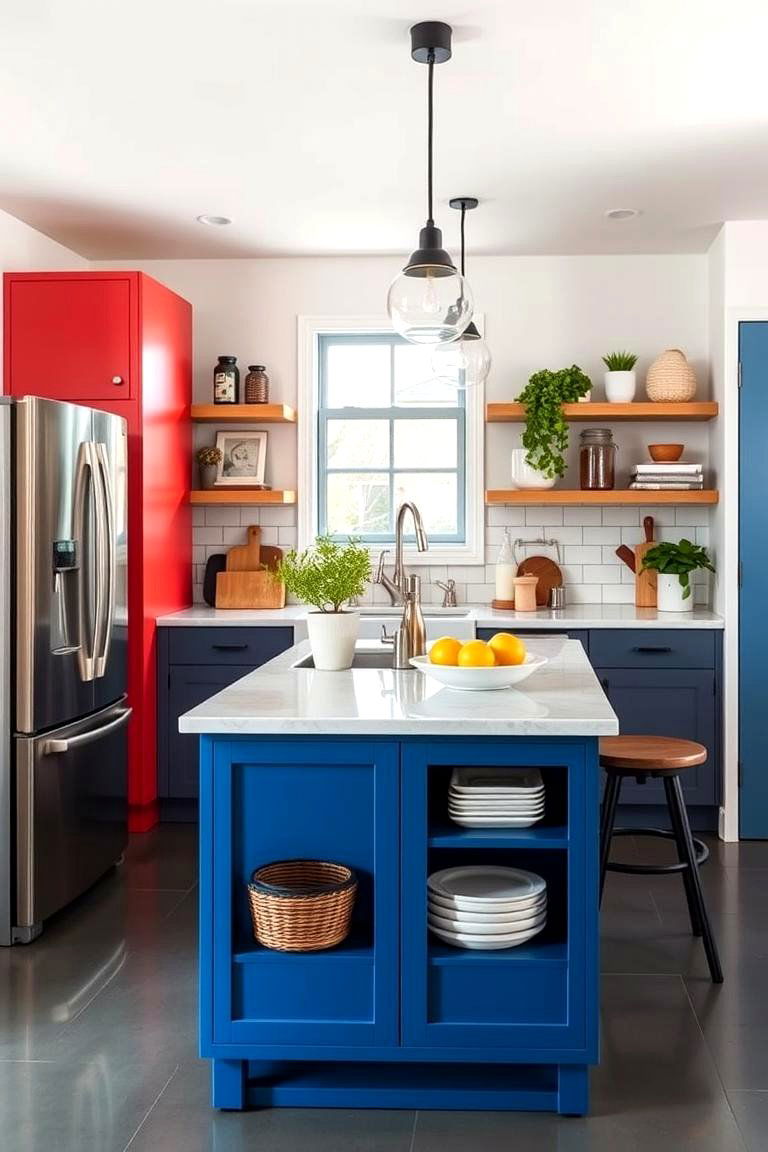Multi Functional Islands - 25 Townhouse Kitchen Ideas