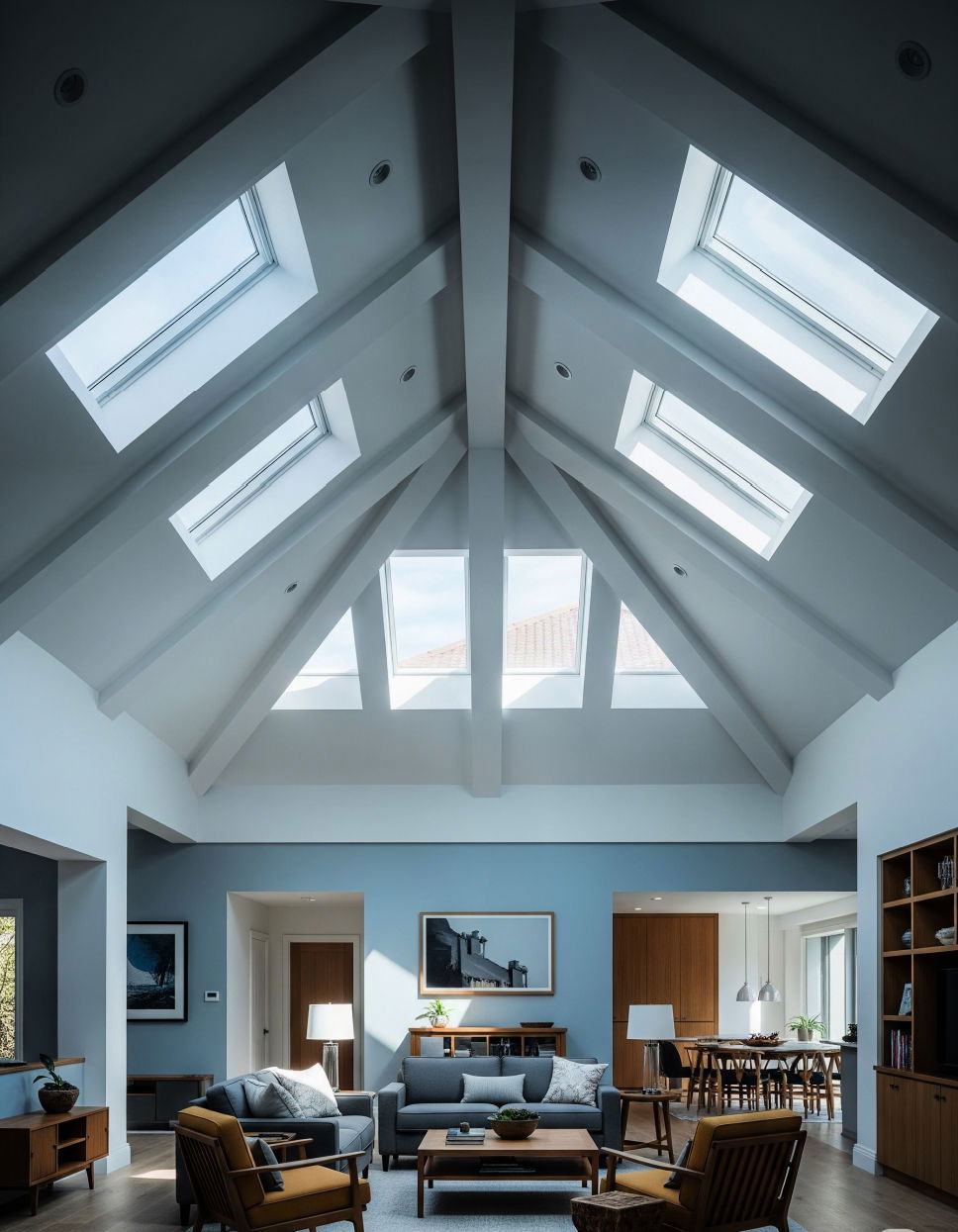 Multi Panel Vaulted Ceilings for Visual Interest Vaulted Ceiling Ideas