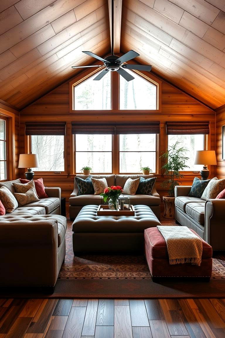 Multi Purpose Furniture - 25 Cabin Living Room Ideas