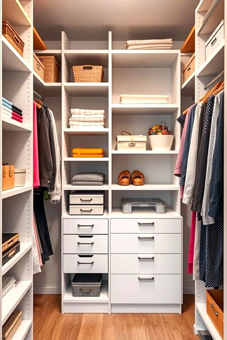 Multi Purpose Shelving for Versatile Storage - 25 Closet Shelving Ideas