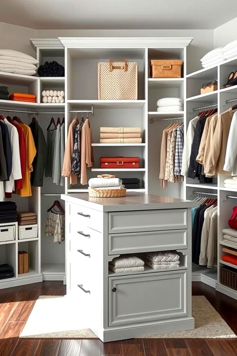 Multi Tier Closet Island - 25 Closet Island Ideas