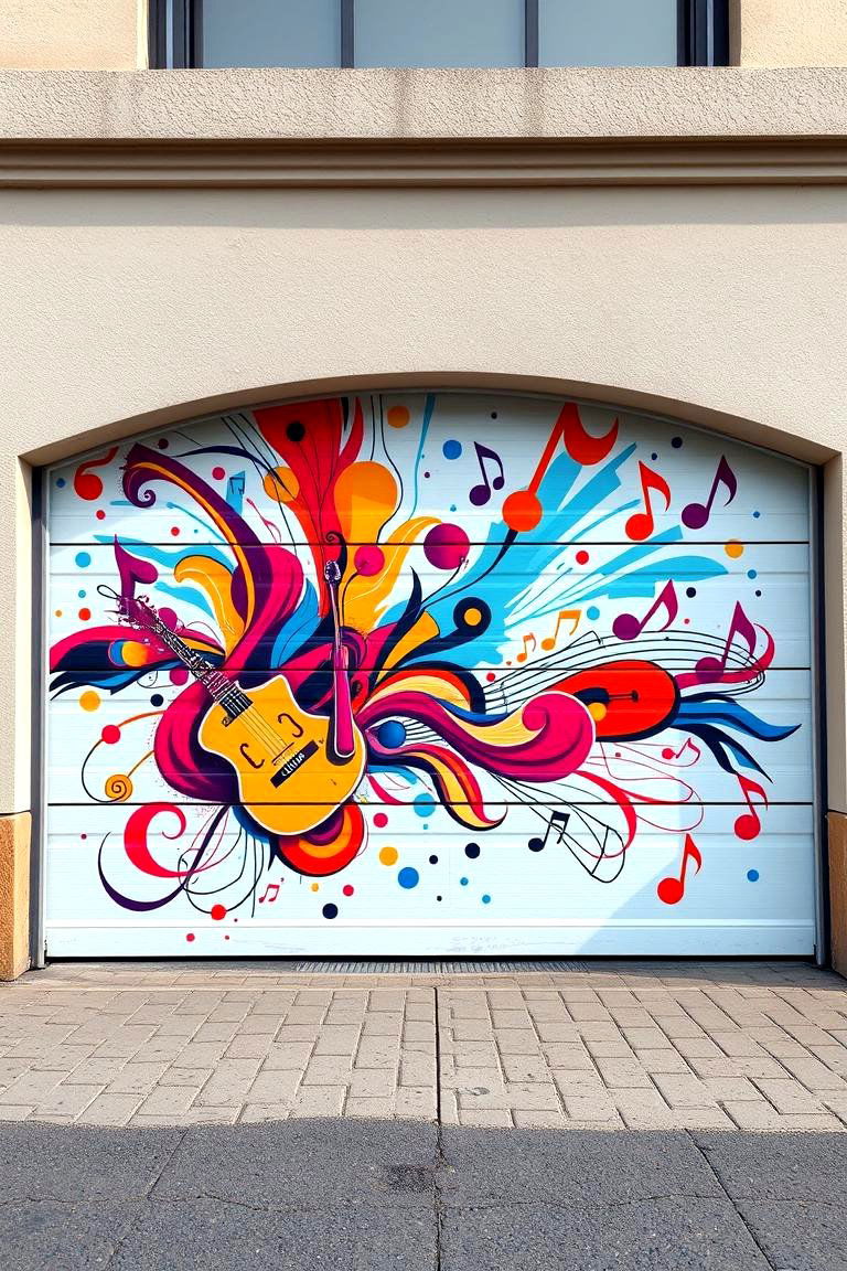 Music Inspired Murals - 25 Garage Door Murals