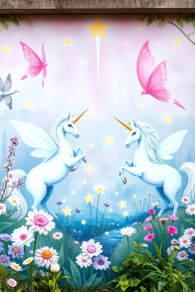 Mythical Creatures Unleash Fantasy and Imagination - 25 Garden Mural Ideas