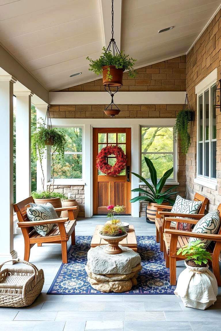 Nature Inspired Decor to Enhance the Outdoor Feel - 25 Three Season Porch Ideas