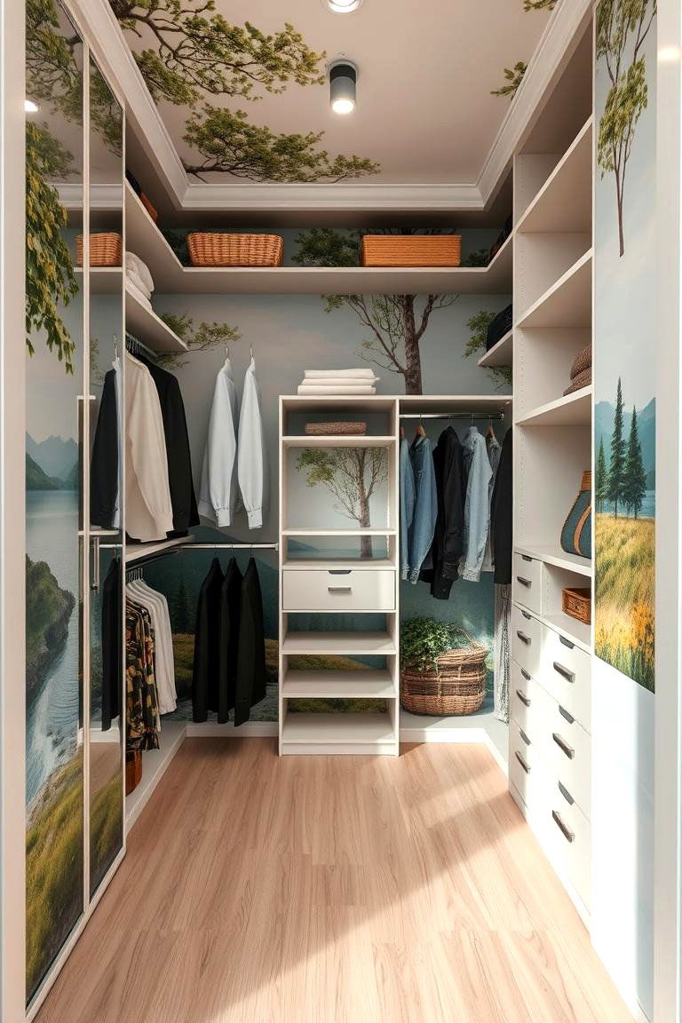 Nature Inspired Wallpapers for Tranquility - 25 Closet Wallpaper Ideas