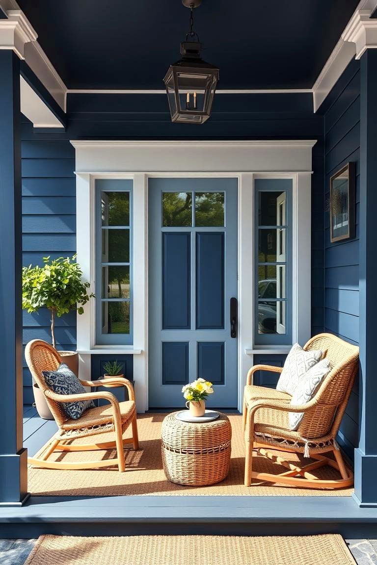Navy Blue for a Sophisticated Statement - 25 Porch Paint Colors
