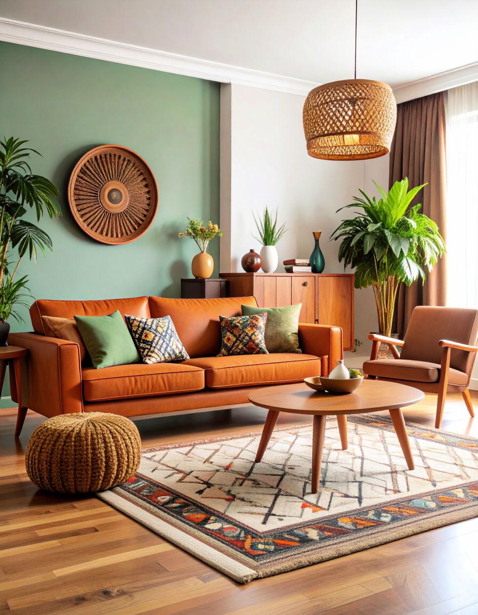 Neutral Tones with Pops of Color