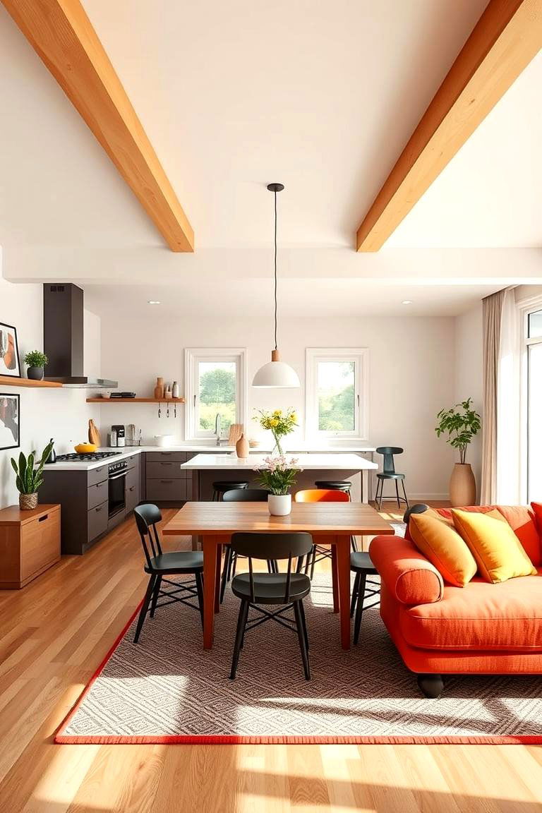 Open Concept Layout - 25 Townhouse Kitchen Ideas