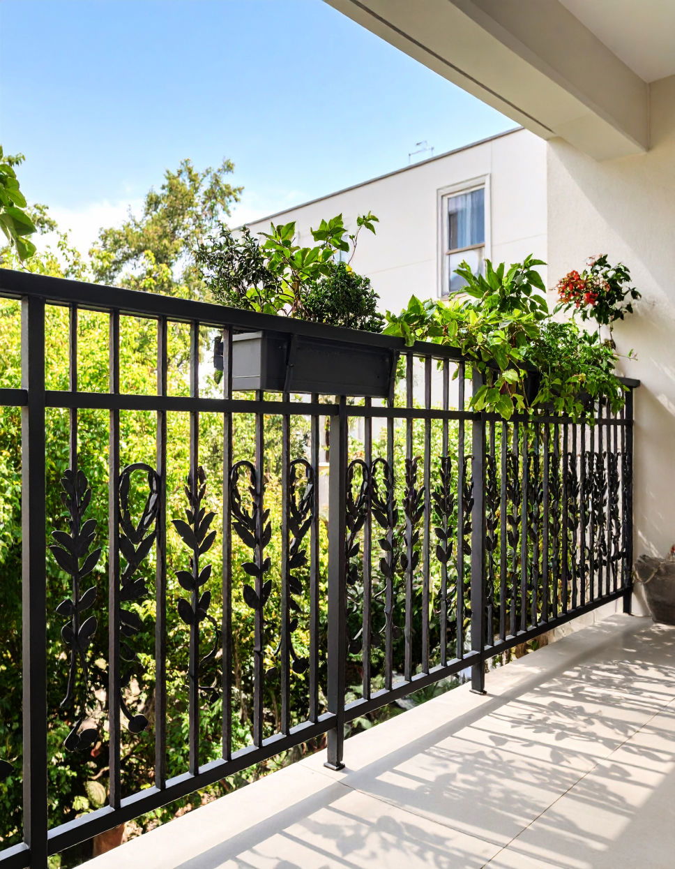 Open Iron Railing