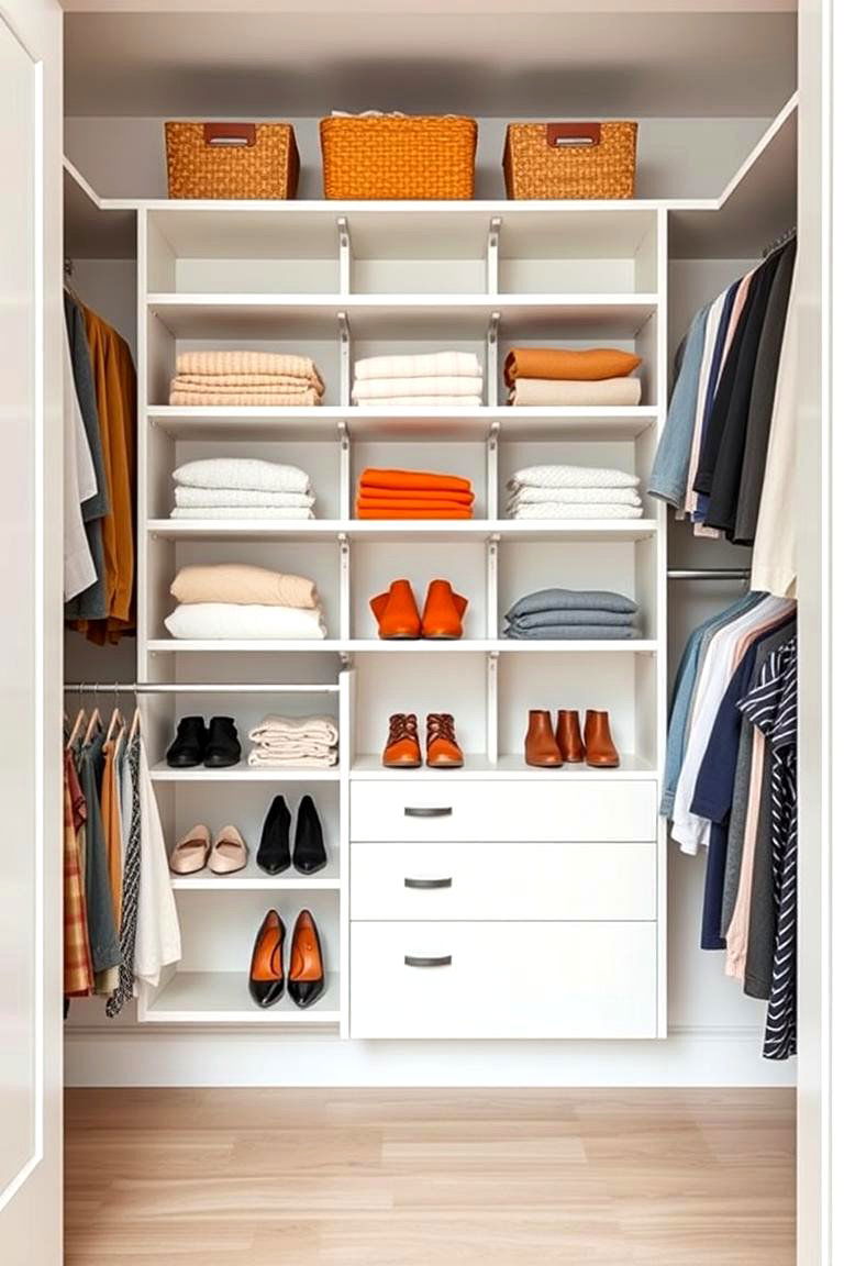 Open Shelving for Easy Access - 25 Closet Shelving Ideas