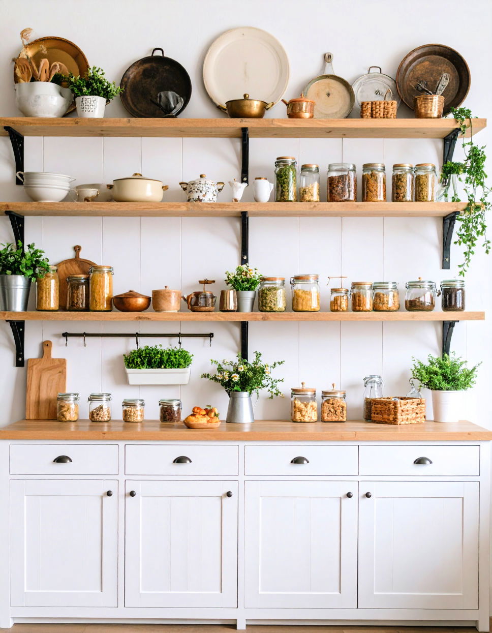 Open Shelving to Display