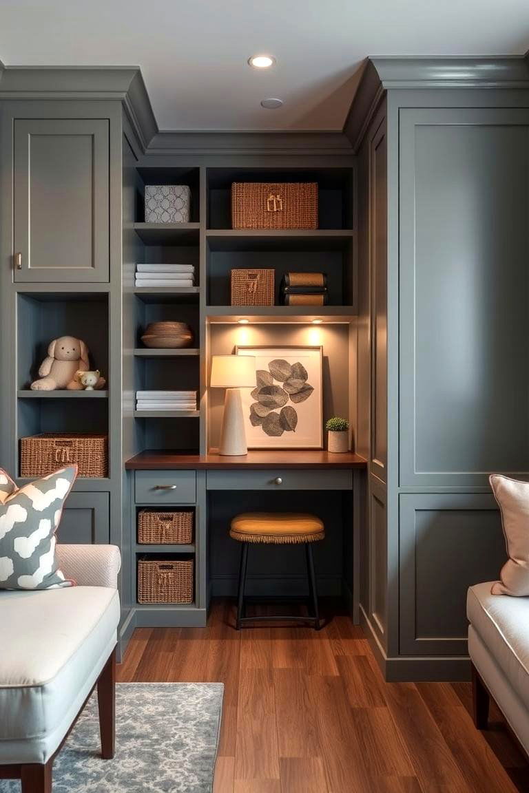 Opt for Built In Storage for a Clutter Free Look - 25 Transitional Interior Design Ideas