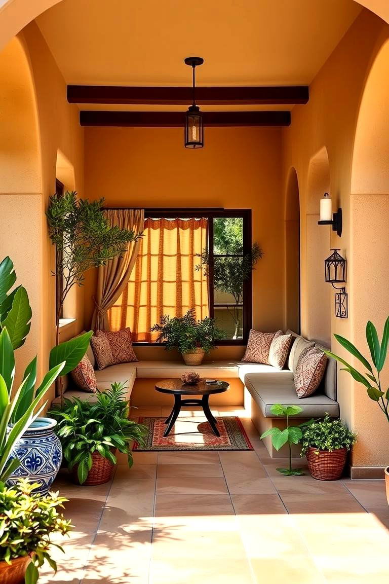 Opt for Cozy Seating Nooks - 25 spanish style patio ideas