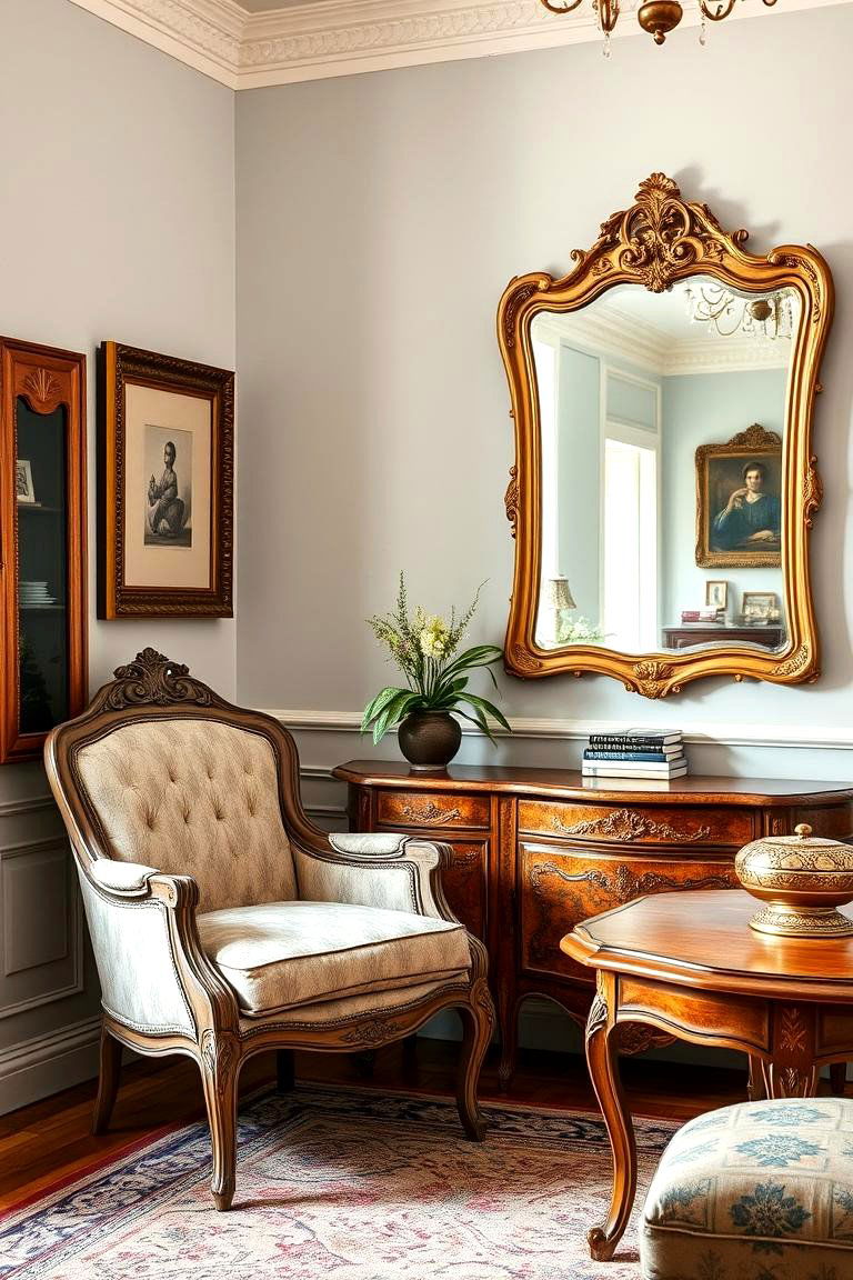 Opt for Vintage Furniture - 25 French Interior Design Ideas