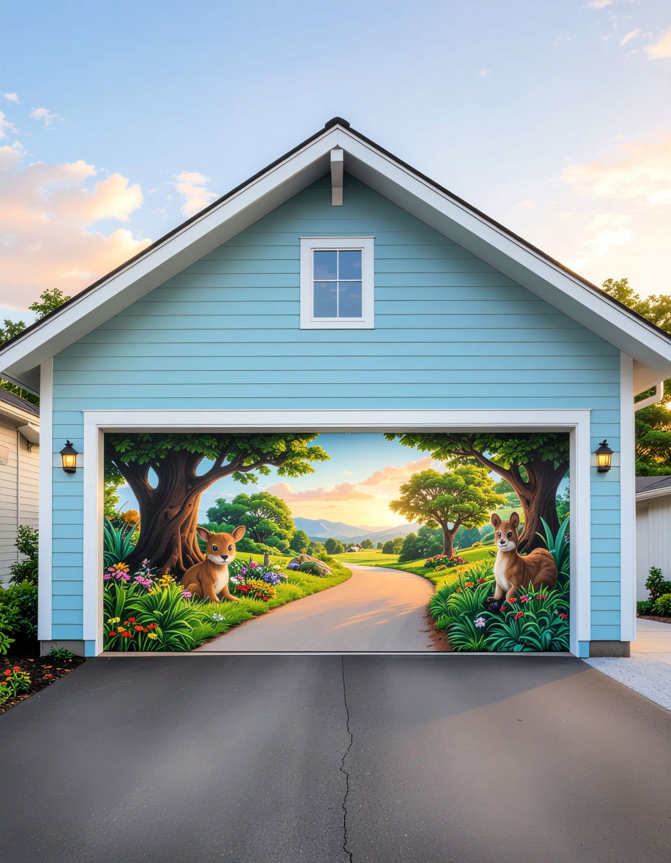 Optical Illusion Murals