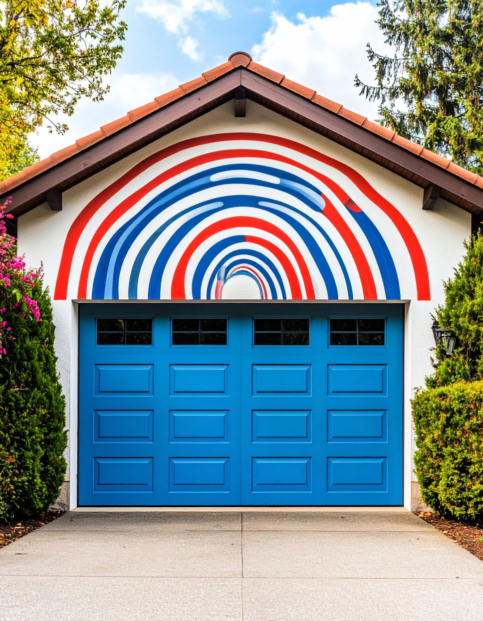Optical Illusion Murals