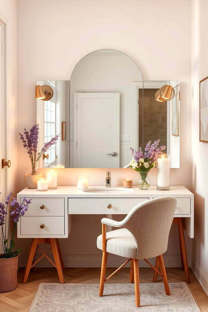 Optimizing Ambiance with Scented Candles or a Diffuser - 25 Vanity Room Ideas