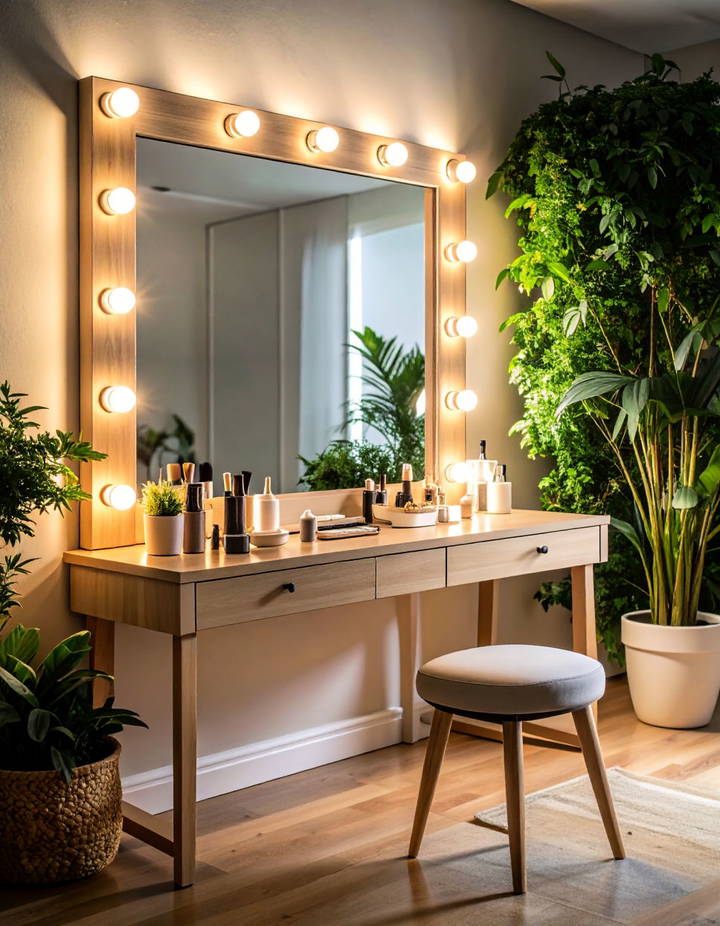 Optimizing Lighting with Dimmable LED Strip Lights Vanity Room Ideas