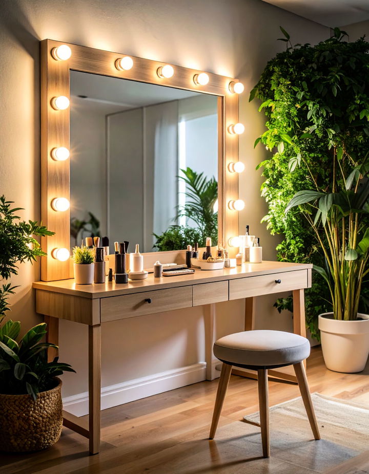 Optimizing Lighting with Dimmable LED Strip Lights Vanity Room Ideas