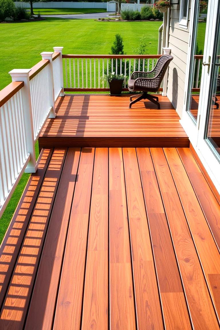 Opting for Composite Decking for Low Maintenance - 25 Deck Steps Ideas