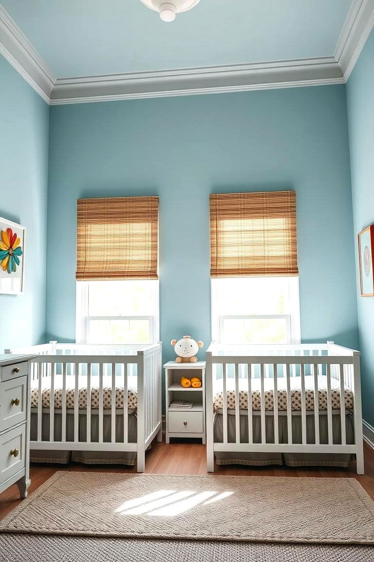 Opting for Convertible Cribs for Longevity - 25 Twin Nursery Ideas