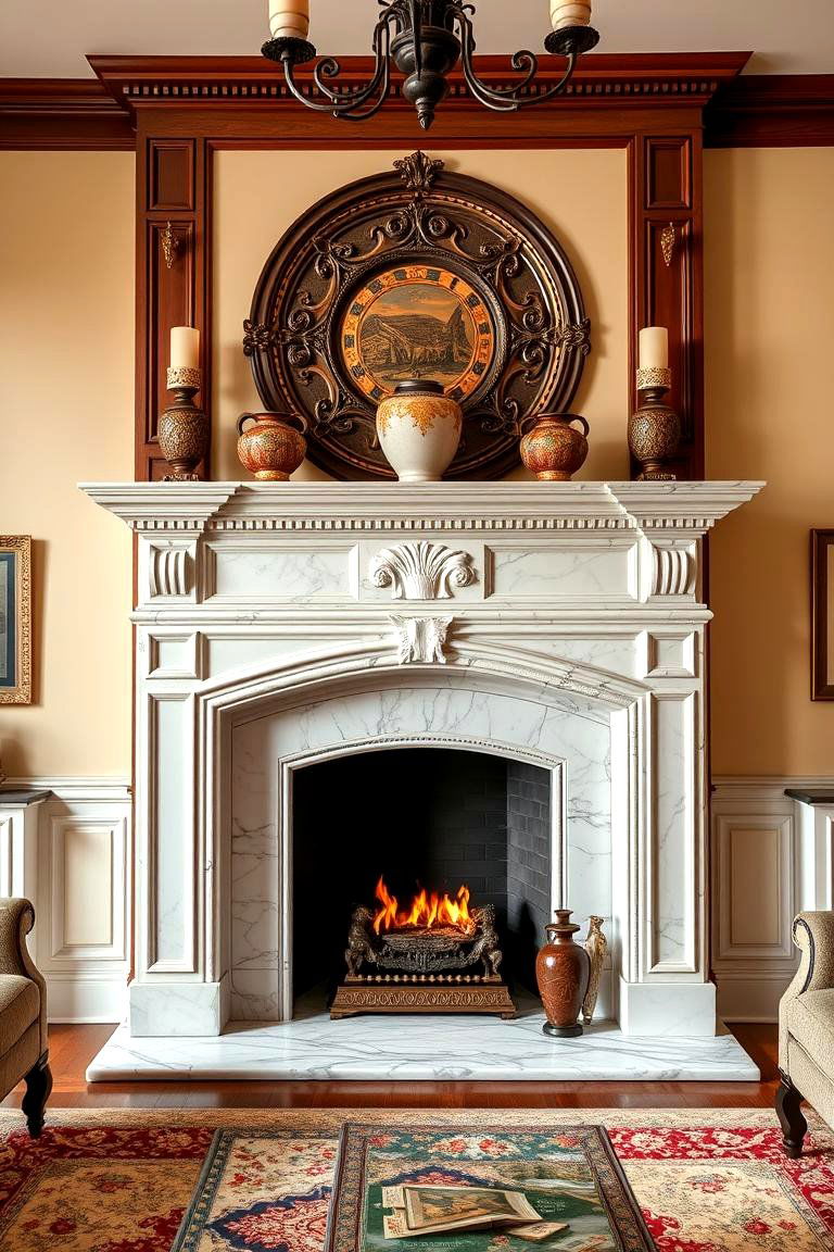 Ornate Fireplaces for a Statement Feature - 25 Traditional Interior Design Ideas