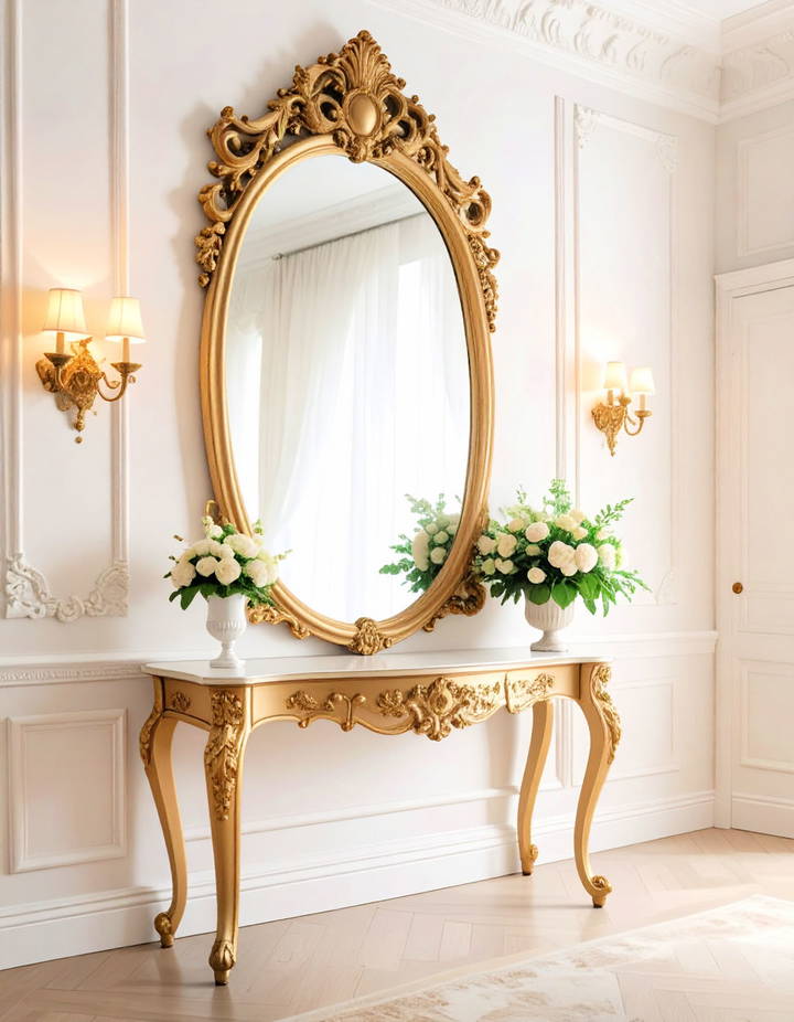 Ornate Mirrors and Frames Victorian Interior Design Ideas