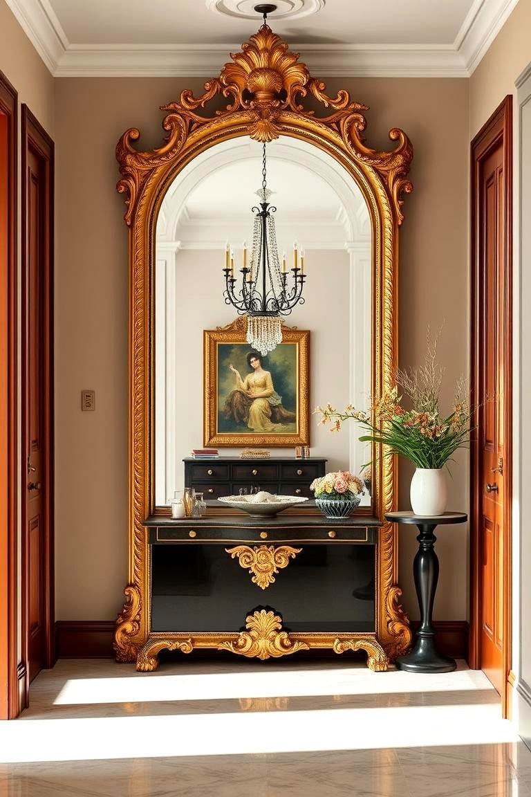 Ornate Mirrors to Reflect Elegance - 25 Traditional Interior Design Ideas