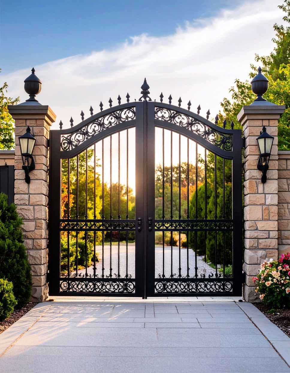 Ornate Wrought Iron Gate