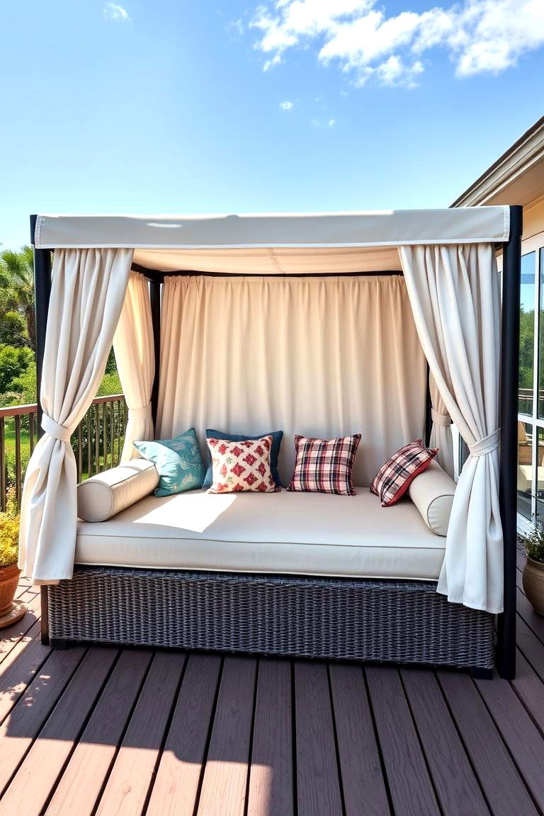 Outdoor Daybed - 25 Deck Furniture Ideas