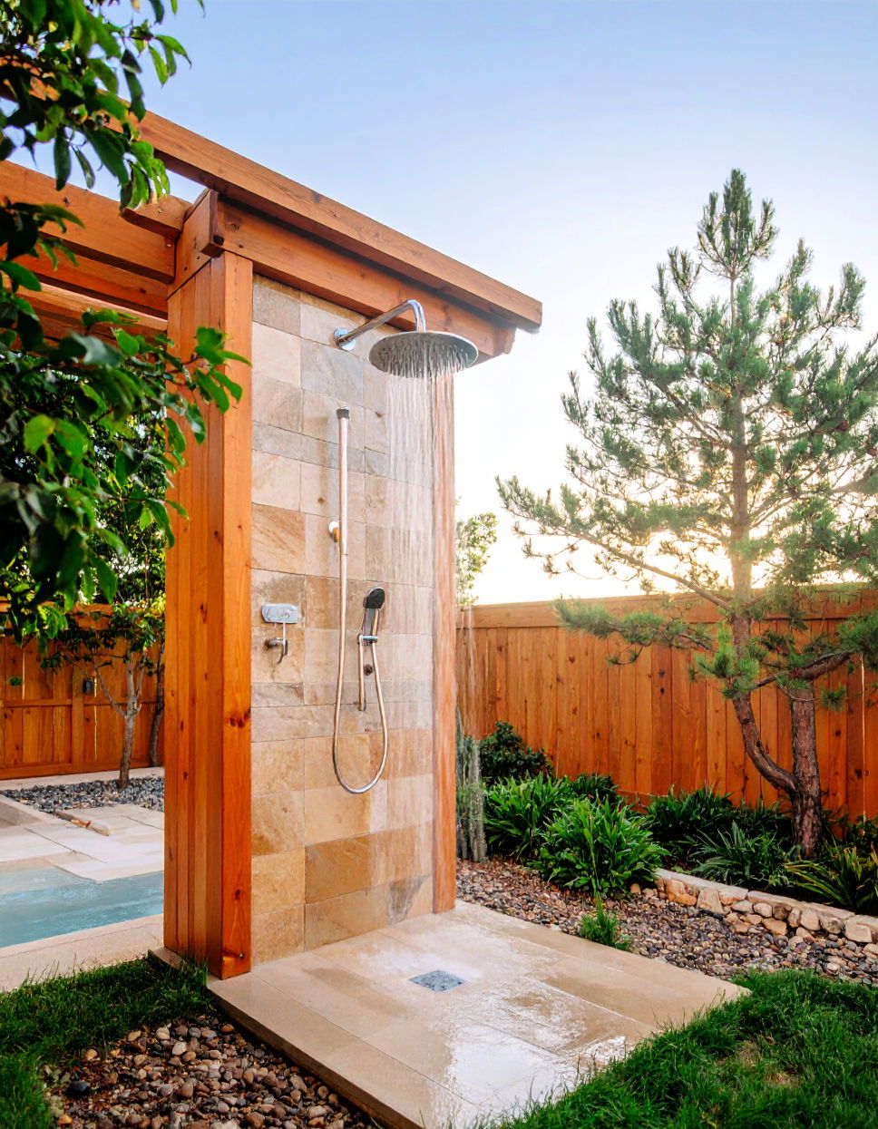 Outdoor Shower Idea